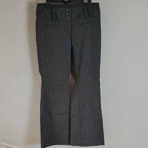 Elegant Charcoal Boot Cut Pants